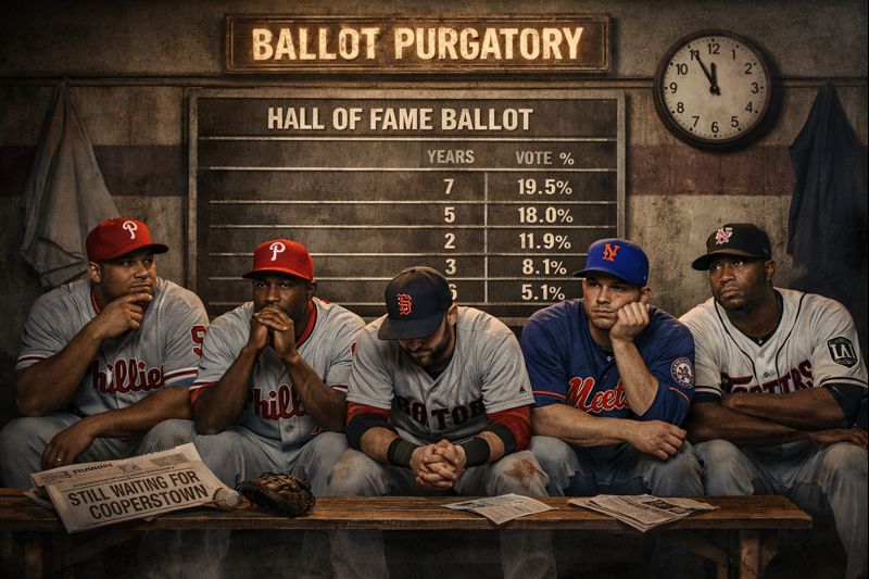 Five Baseball Hall of Fame Candidates Facing “Ballot Purgatory”
