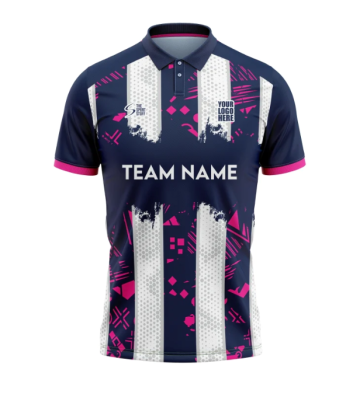 Premium Polo Collar Cricket Jersey - Moisture-Wicking & Breathable Sports Wear for Training & Match