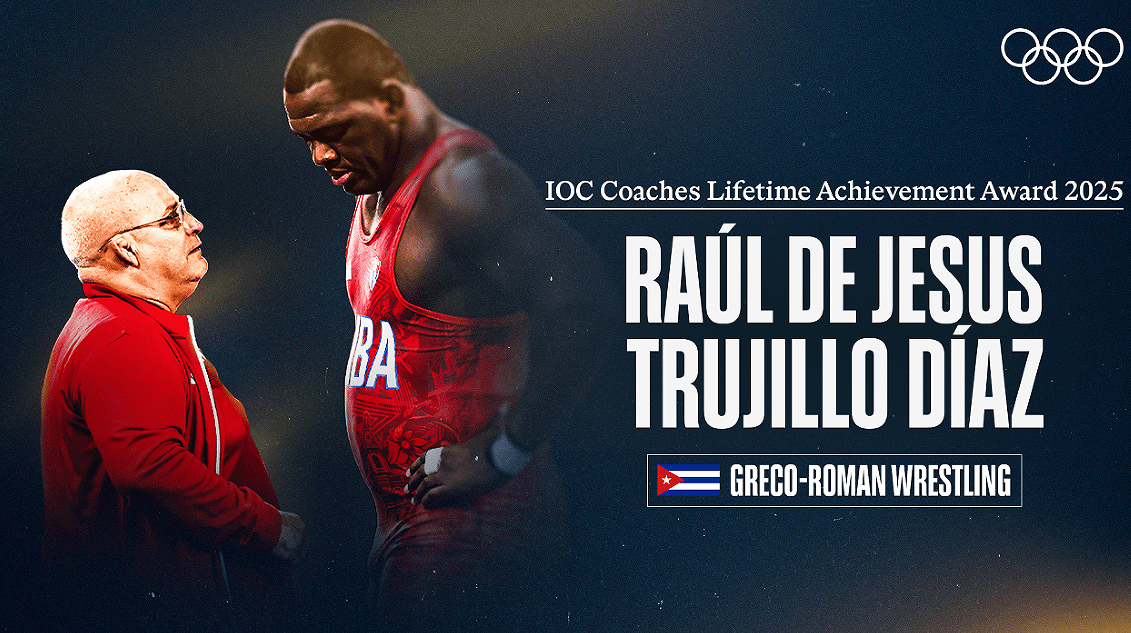 IOC Presents Coaches Lifetime Achievement Award to Wrestling Coach Raul Trujillo Díaz and Volleyball Coach Lang Ping