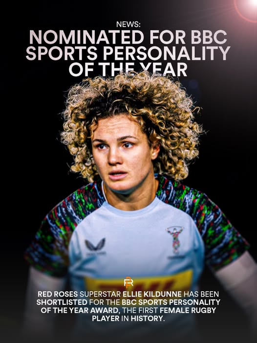 Ellie Kildunne Makes History as First Female Rugby Player Nominated for BBC Sports Personality of the Year 2025