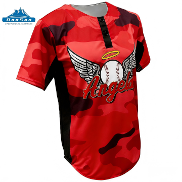 Doosansports Angels Themed Camouflage Baseball Jersey Series - Customizable Multi-Color Team Uniforms