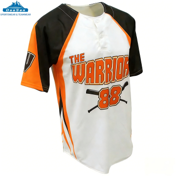 Personalized Team Baseball Uniforms Jersey, Custom Sublimated Polo with Logo & Number, Moisture Wicking Quick Dry Fabric, Bulk Order & Dropshipping