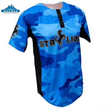 Doosansports Stallion Themed Camouflage Baseball Jersey Series - Customizable Multi-Color Team Sports Uniforms