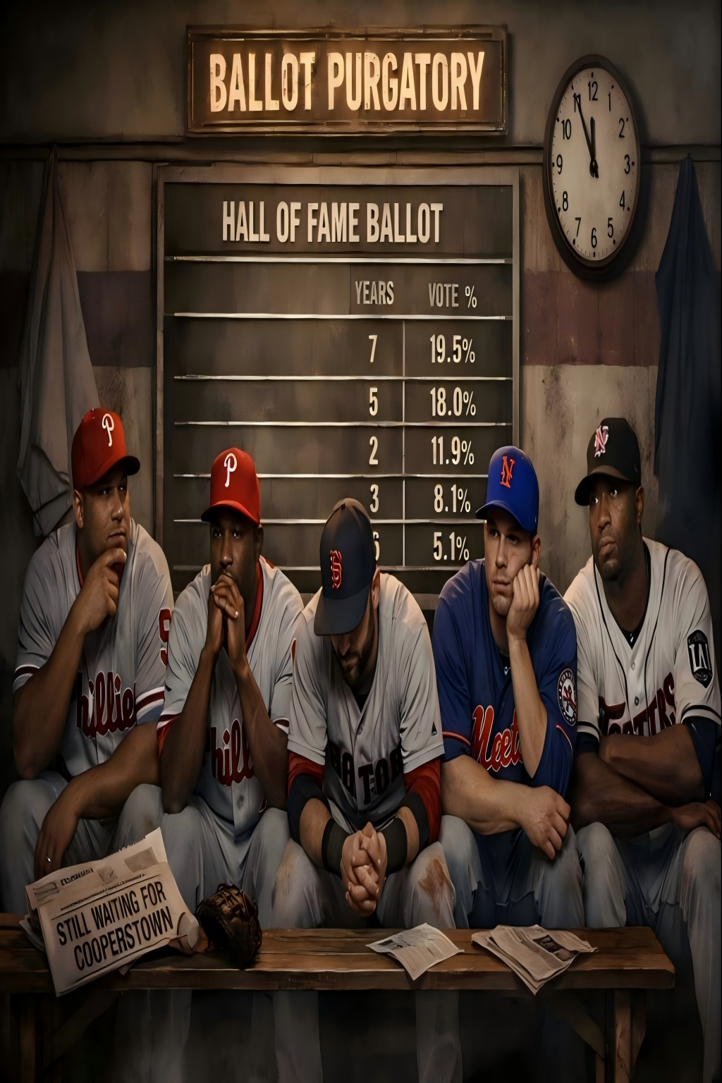 Five Baseball Hall of Fame Candidates Facing “Ballot Purgatory”