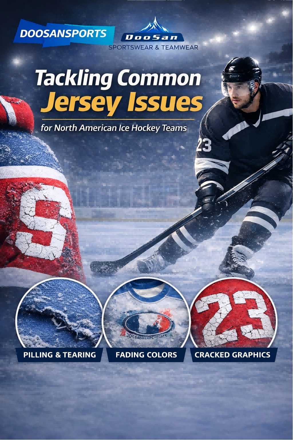 Doosansports Helps Teams Overcome Common Ice Hockey Jersey Issues