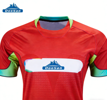 Men's Contrast Panel Rugby ...