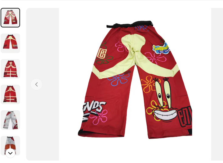 OEM customized logo hockey pants, with embroidery and heat transfer printing, breathable and quick-drying, seamless, 100% polyester