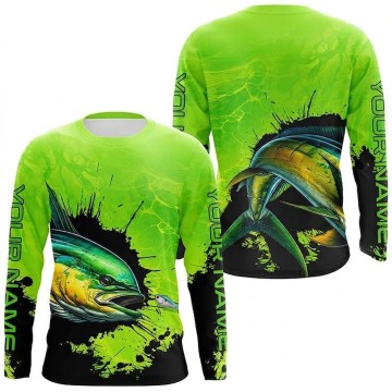 Custom Sublimation Fishing Jersey – High-Performance Mahi-Mahi Edition