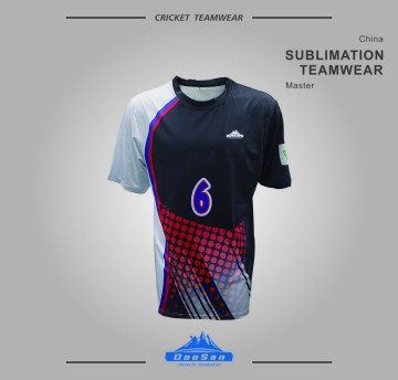 Custom Gradient Dot Sports Team T-Shirt - Round Neck