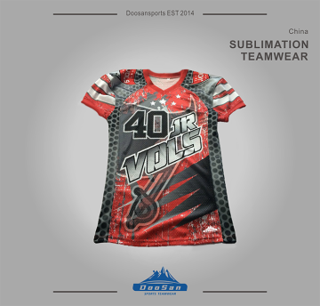 Red & Black Sublimation American Football Jersey - Customizable