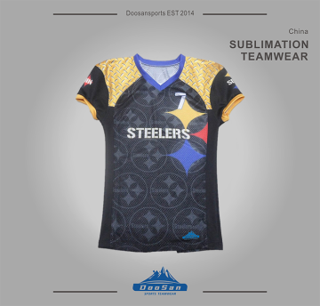 Custom Sublimation American Football Jersey with Logo Design