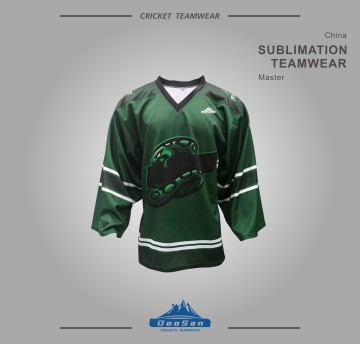 Aggressive Green Cobra Snake Sports Jersey Custom Full Sublimation Teamwear Hockey Uniforms