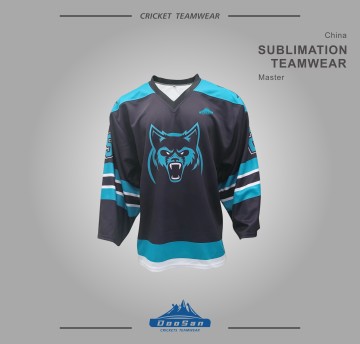 High Quality Custom Polyester Sublimation Teamwear Cricket Training Apparel Dark Charcoal Hockey Jersey Wholesale