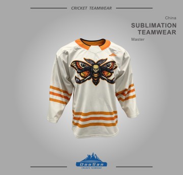 Premium Sublimated Ice Hockey Practice Jersey - Long Sleeve Oversized Hockey Uniform with Custom Logo