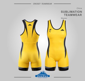 Women’s Color Block Sublimation Wrestling Singlet