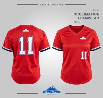 Women's V-Neck Raglan Sublimation Softball Jersey - Stylish Fit