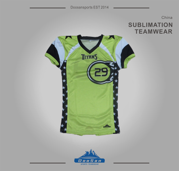 Green American Football Jersey - Casual Sportswear Jersey