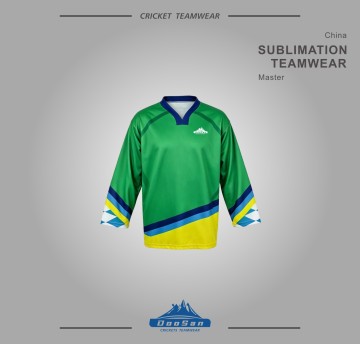 Sublimated Long Sleeve Ice Hockey Jersey Custom Team Name Number Ice Hockey Team Wear Jersey