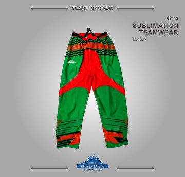 Green Red Speed Line Hockey Shell Pants Custom Sublimation Dynamic Sports Trousers