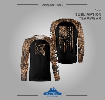 Men's Hunting Performance Shirt & Hoodie – Reed Camo Custom Name Outdoor Wear