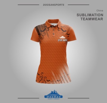 Custom Ladies Golf Apparel – Sublimation Polo with Personalized Name & Team Name