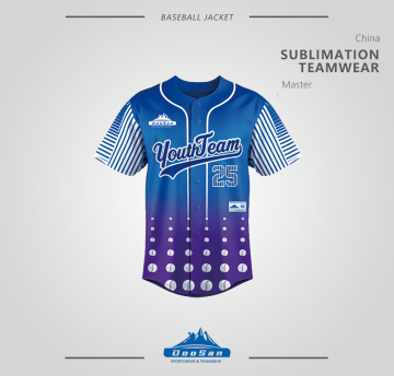 Premium Sublimated Baseball Jersey | Custom Full Button Baseball Uniform, Heavy Polyester Sportswear Doosan Factory