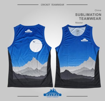 Custom Sublimation Sports Tank Top for Cricket Teams