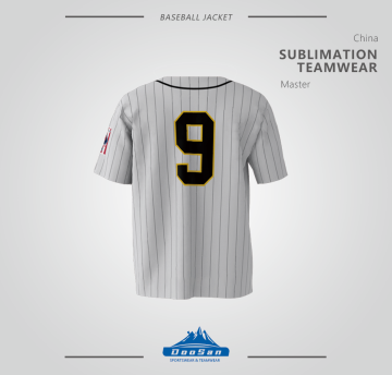 Custom Sublimated Pinstripe Baseball Jersey, Number Printed Baseball Team Uniform For Men