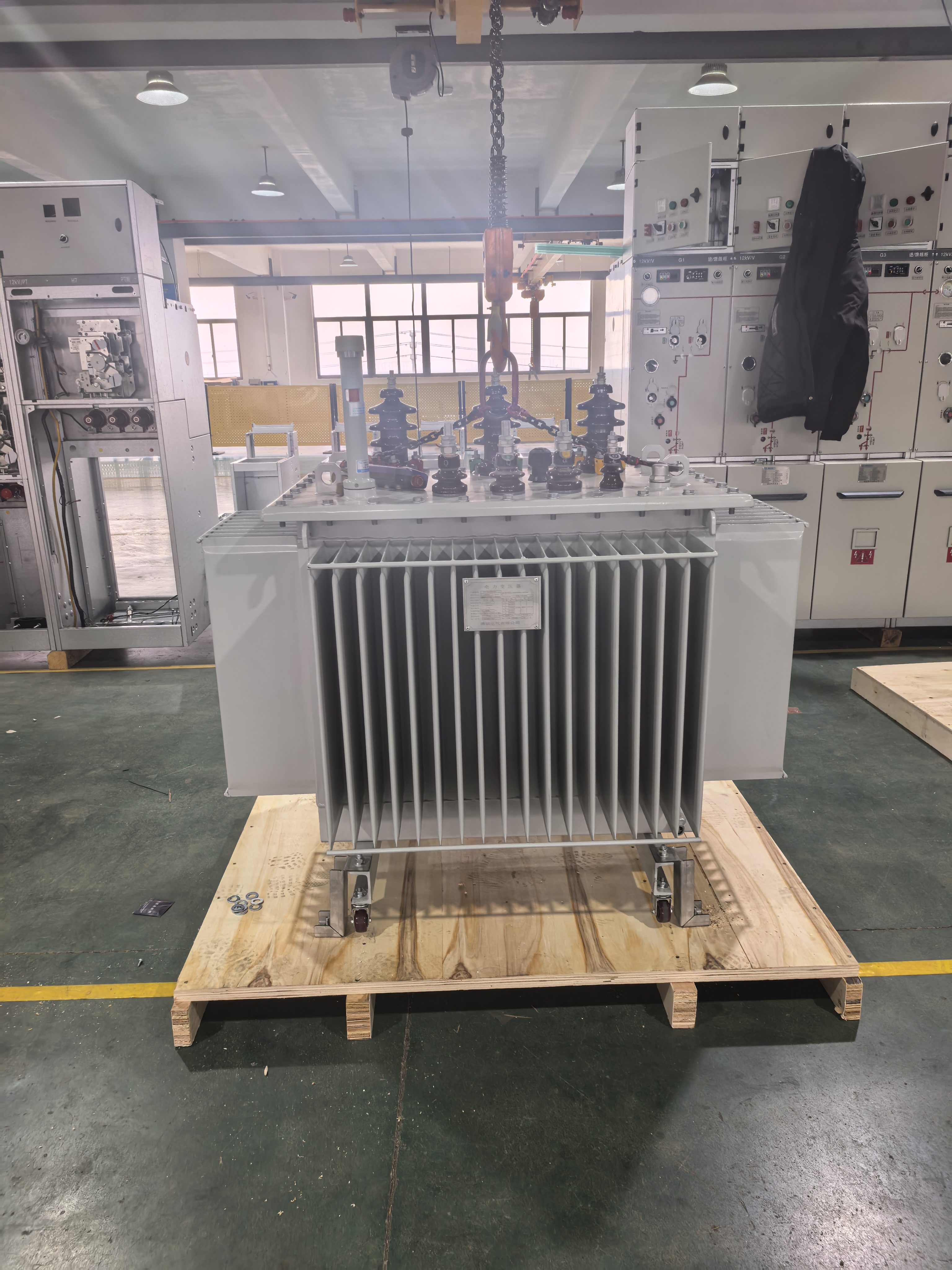 250kVA oil immersed transformer factory test Equatorial Guinea project