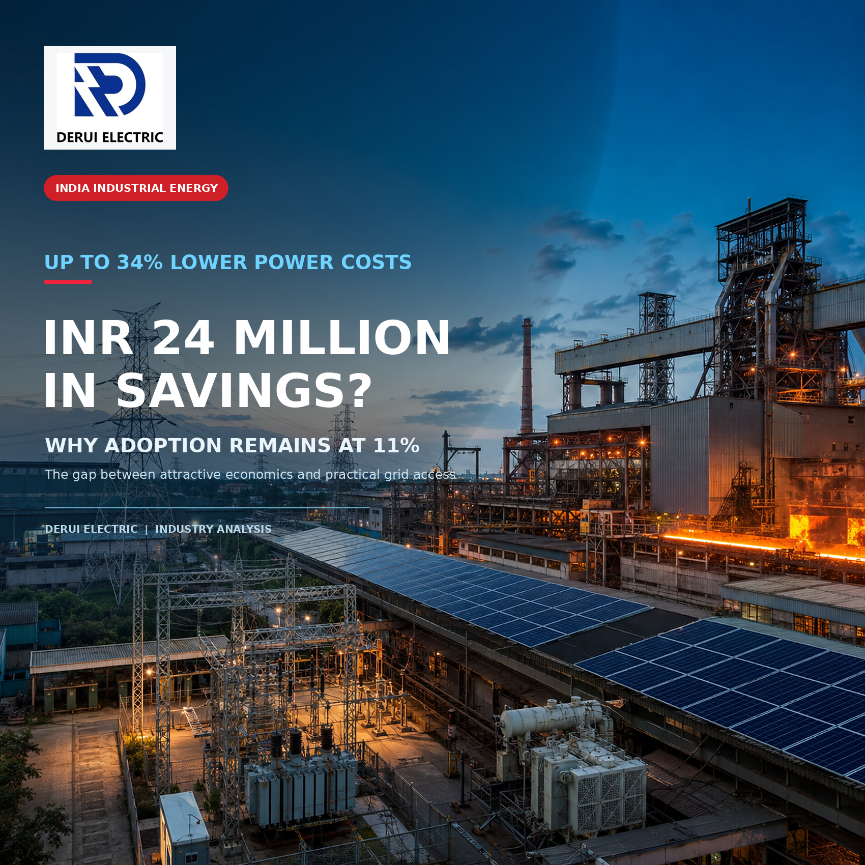 A ₹24 Million Power Bill Saving? Why India's Small Steel Mills Are Still Hesitating