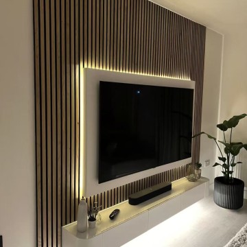 Customized Wood Grille Panel For Interior Design