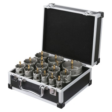 15Pcs 16-75mm TCT Hole Saw Kits