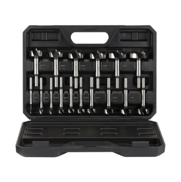 16PCS High Quality Round Shank Carbon Steel Wood Boring Forstner Drill Bits Tool for Wood Working
