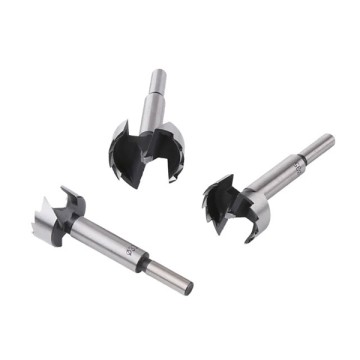 3PCS High Quality Round Shank Carbon Steel Wood Boring
