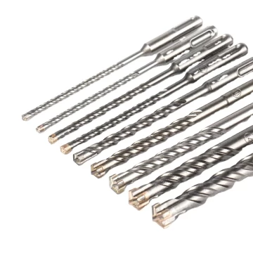 SDS Plus 160mm Impact Drill Bit Set with Cross-shaped Tungsten Carbide Drill Bits