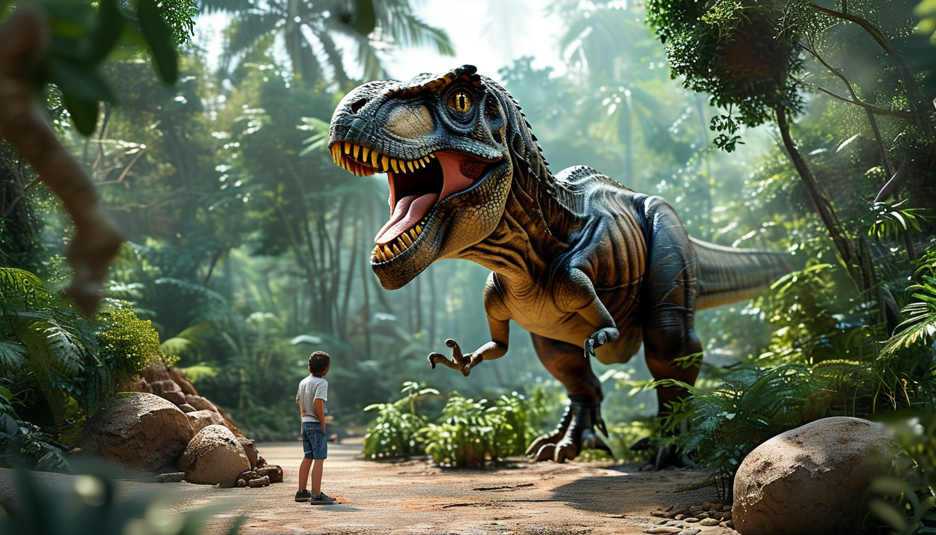 MovieTowne DinoWorld Animatronic Dinosaur Project