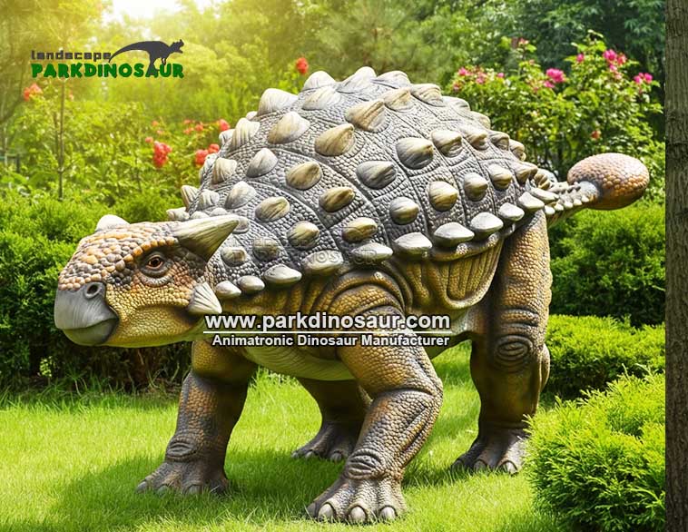 Высококачественная садовая статуя динозавра Анкилозавра | Китайский производитель Parkdinosaur