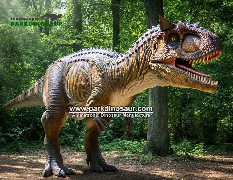 Leśny Dinozaur Statue Animatronic Carnotaurus