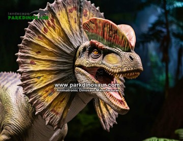 Jurassic Dinosaur Spitter Animatronic Dilophosaurus For Park Display | China Manufacturer Parkdinosaur