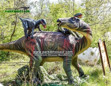 Realistische, levensgrote robotdinosaurus | Animatronische dinosaurus