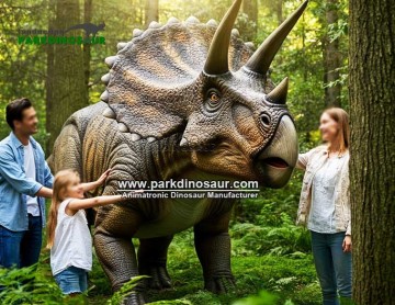 Prehistoric Dinosaurs Statue Triceratops for Forest | China Manufacturer Parkdinosaur