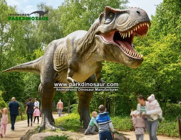 Dinossauro T-Rex em tamanho real para parque temático