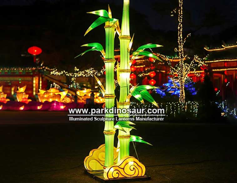 Buitenpark verlichte planten, gloeiende bamboe LED-landschapsverlichting | Chinese fabrikant