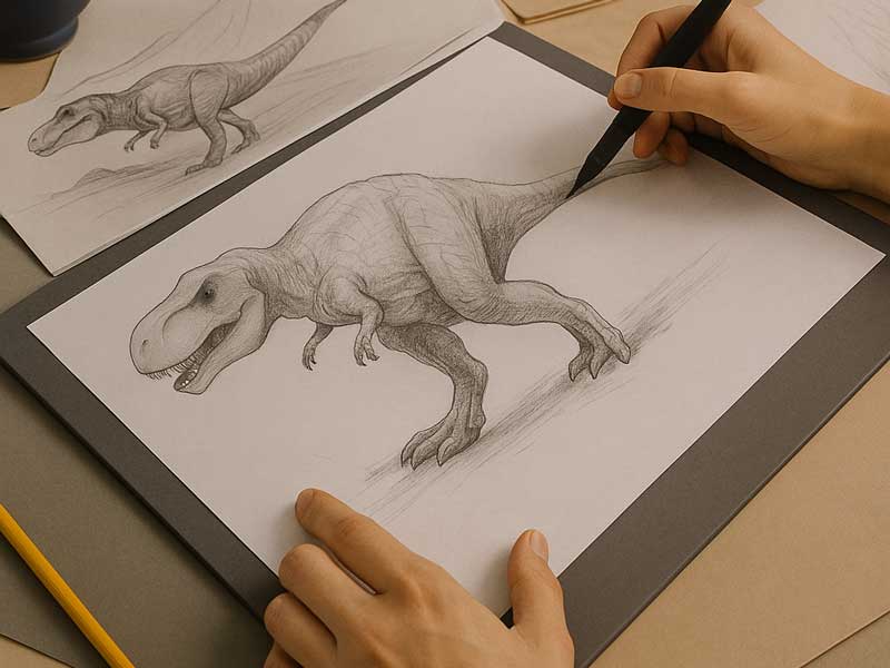 What do you need to prepare for building a dinosaur theme park?