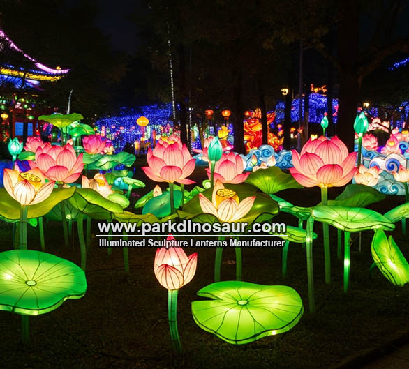 Espetáculos de luzes no parque