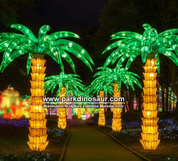 Parque temático tropical com atrações