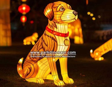 Nieuwjaarslantaarn met prachtige dierenlantaarn, model hond | Chinese fabrikant