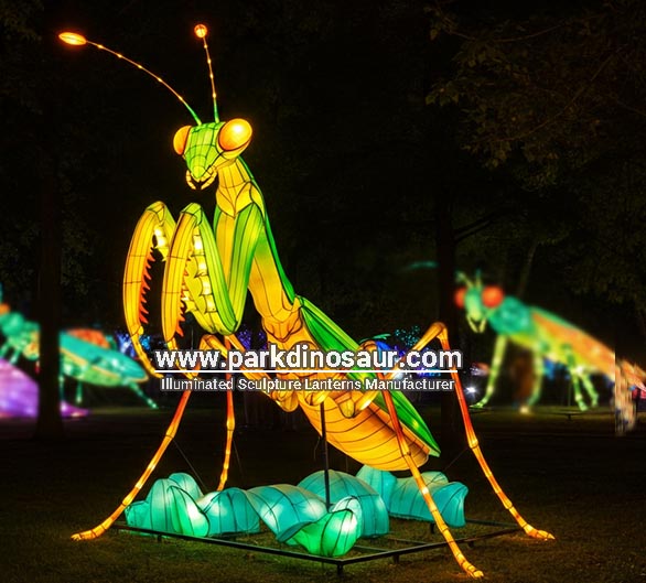 Outdoor Lantern Festival Insect Mantis Lantern for Decoration-02