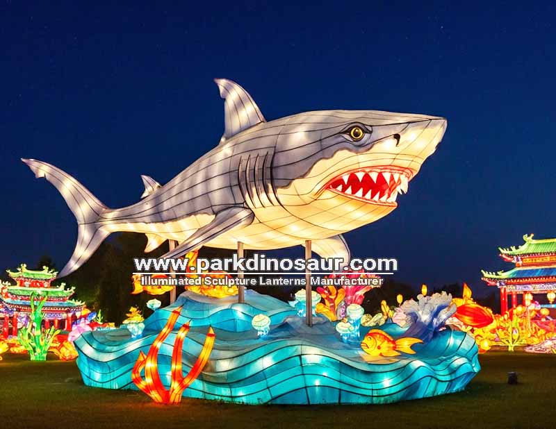 Reuzenlantaarn Haai Festival Nachtverlichting Model