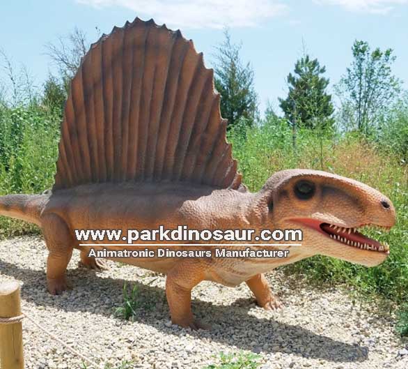 Dinossauro animatrônico Dimetrodon-02
